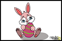 How to Draw The Easter Bunny Step by Step