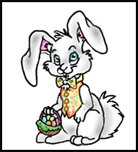 How to Draw an Easter Bunny