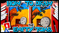 How To Draw The Empty Tomb – Happy Easter Week