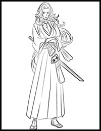 How to Draw Rangiku Matsumoto from Bleach