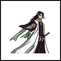 How to Draw Byakuya Kuchiki, Bleach Manga