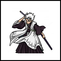 How to Draw Toshiro Hitsugaya, Bleach Manga