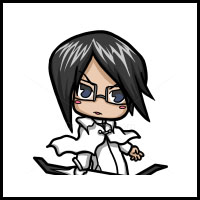 How to Draw Uryu Ishida, Chibi, Bleach Manga