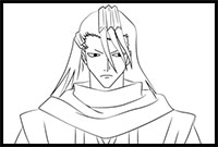 How to Draw Byakuya Kuchiki from Bleach