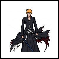 How to Draw Ichigo Kurosaki, Bleach Manga