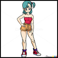 How to Draw Bulma, Dragon Ball Z