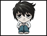 How to Draw L | Deathnote - YouTube