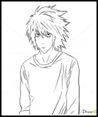 How to Draw L Lawliet, Death Note