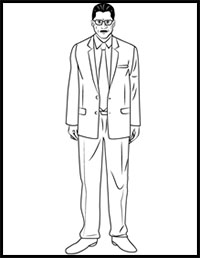 How to Draw Soichiro Yagami from Death Note