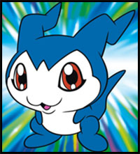 How to Draw DemiVeemon from Digimon