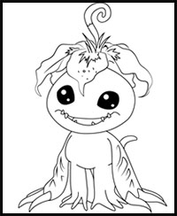 How to Draw Palmon from Digimon