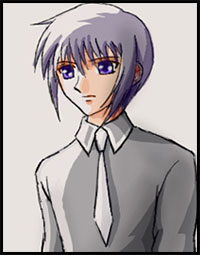 How to Draw Yuki Sohma from Fruits Basket