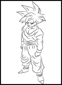 How to Draw Teen Gohan from Dragon Ball Z