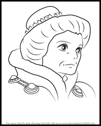 How to Draw Madame Suliman from Howl's Moving Castle