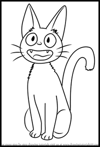 How to Draw Jiji from Kiki's Delivery Service