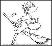 How to Draw Kiki from Kiki's Delivery Service