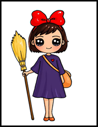 How to Draw Kiki | Kiki's Delivery Service