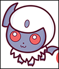 How to Draw Absol from Pokemon (Cute / Kawaii / Chibi) Easy Step by Step Drawing Tutorial for Kids