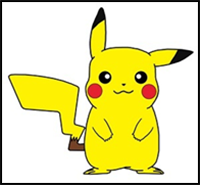 Draw Pikachu Last Step