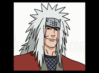 How to draw Jiraiya : Naruto Step by Step Drawing Lessons
