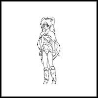 How to Draw Ayame from Inuyasha