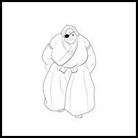 How to Draw Kaede from Inuyasha