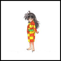 How to Draw Rin from Inuyasha