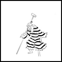 How to Draw Totosai from Inuyasha