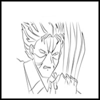 How to Draw Bad Suikotsu from Inuyasha