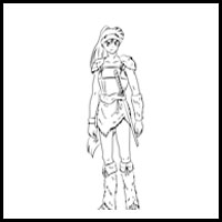 How to Draw Koga from Inuyasha