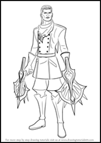 How to Draw Braig from Kingdom Hearts