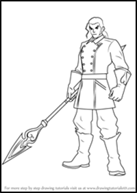 How to Draw Dilan from Kingdom Hearts