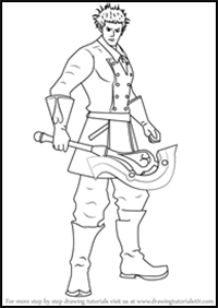 How to Draw Aeleus from Kingdom Hearts