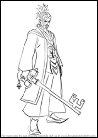 How to Draw Master Eraqus from Kingdom Hearts