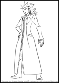 How to Draw Lea from Kingdom Hearts