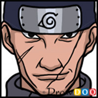 How to Draw Ibiki Morino, Naruto