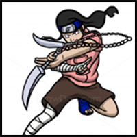 How to Draw Neji Hyuga, Naruto