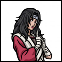 How to Draw Kurenai Yuhi, Naruto