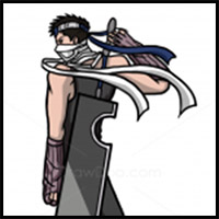 How to Draw Zabuza Momochi, Naruto