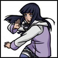 How to Draw Hinata Hyuga, Naruto
