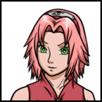 How to Draw Sakura Haruno, Naruto