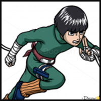 How to Draw Rock Lee, Naruto