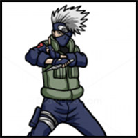 How to Draw Kakashi Hatake, Naruto