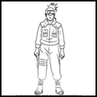 How to Draw Iruka Umino from Naruto