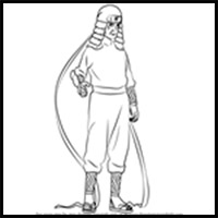 How to Draw Hiruzen Sarutobi from Naruto