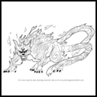 How to Draw Matatabi from Naruto