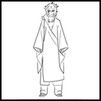 How to Draw Toneri Otsutsuki from Naruto