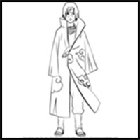 How to Draw Itachi Uchiha from Naruto