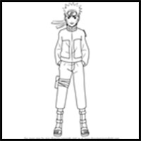 How to Draw Naruto Uzumaki from Naruto