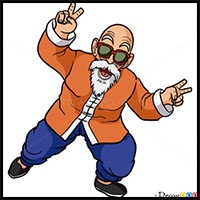How to Draw Master Roshi, Dragon Ball Z